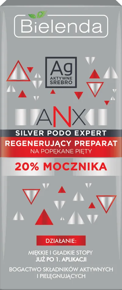Bielenda Anx Silver Podo Expert, Regenerujący preparat na popękane pięty
