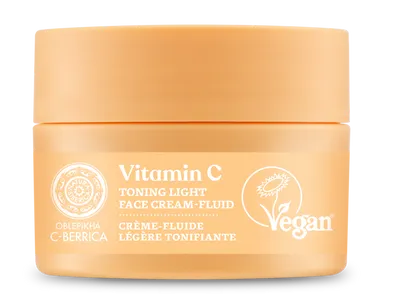 Natura Siberica Vitamin C Toning Light Face Cream-Fluid (Tonizujący krem fluid do twarzy)
