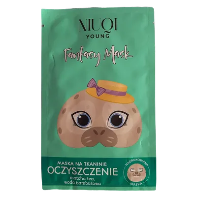 Niuqi Fantasy Mask, Maska na tkaninie  oczyszczenie `Figlarna Foka`