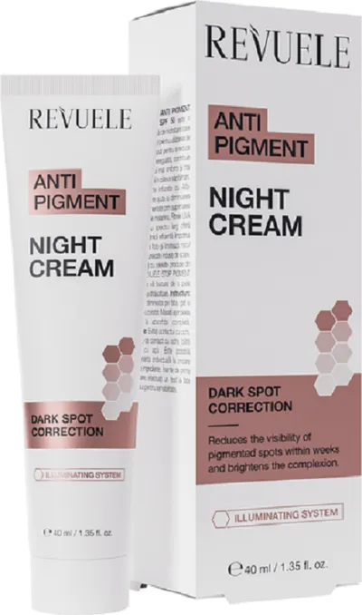 Revuele Anti Pigment, Night Cream (Rozjaśniający krem do twarzy na noc)
