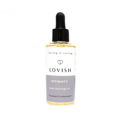 Lovish Intimacy, Body Massage Oil Bergamot & Cedarwood (Olejek do masażu ciała Bergamotka & Drzewo cedrowe)