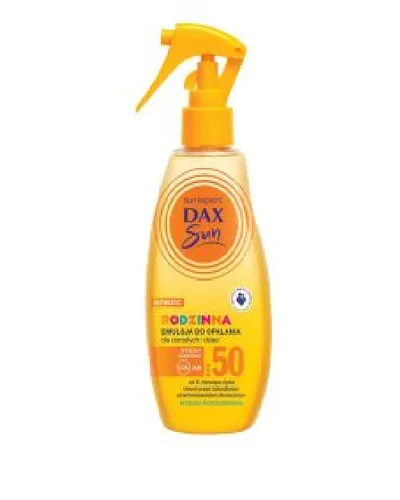 Dax Sun Emulsja do opalania rodzinna dla dorosłych i dzieci wysoko wodoodporna SPF 50