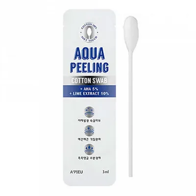A'pieu Aqua Peeling Cotton Swab, Mild Type (Delikatny peeling kwasowy do twarzy)