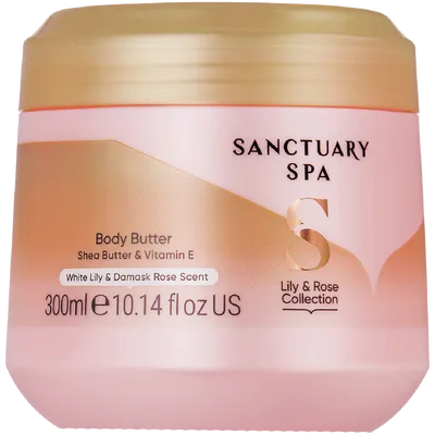 Being by Sanctuary Spa Lily & Rose Collection, Body Butter Shea Butter & Vitamin E (Masło do ciała)