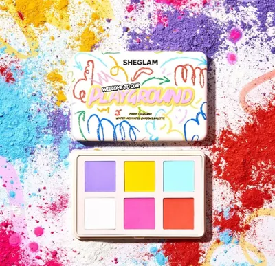 Sheglam Welcome to our Playground, Merry-Go-Round Eyeshadow Palette (Paleta cieni do powiek)