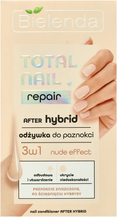 Bielenda Total Nail Repair, Odżywka do paznokci 3w1 `After Hybrid`