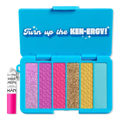 NYX Professional Makeup Barbie Collection, Turn Up The Ken-ergy! Eyeshadow Palette (Paleta cieni do powiek)