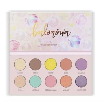 Glam Shop GlamBOX, Paleta cieni do powiek `Balonówa`
