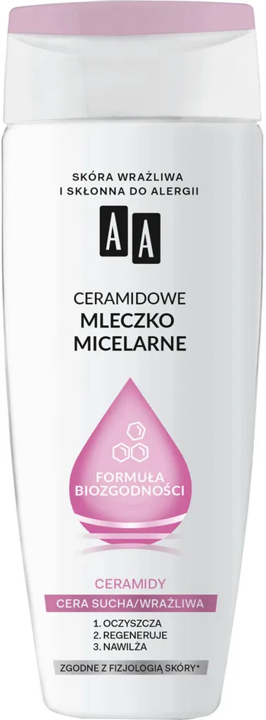 AA Formuła Biozgodności, Ceramidowe mleczko micelarne cera sucha i wrażliwa