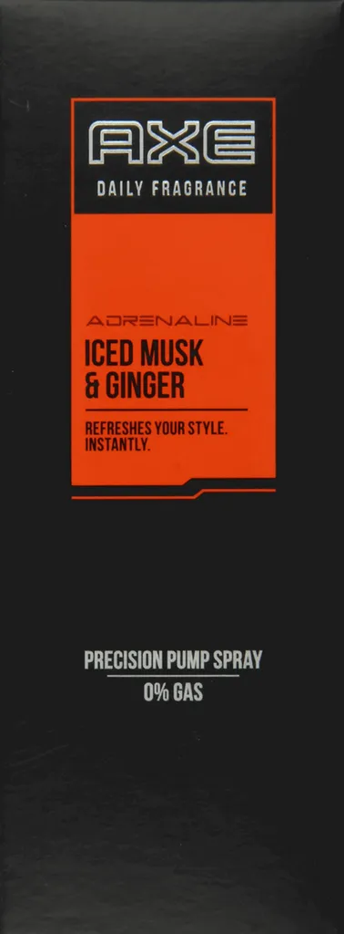 AXE Adrenaline, Iced Musk & Ginger Pump Spray (Perfumowany spray do ciała)