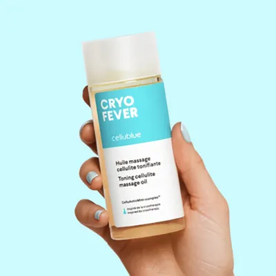 Cellublue Cryo Fever, Chłodząco-tonizujący olejek antycellulitowy