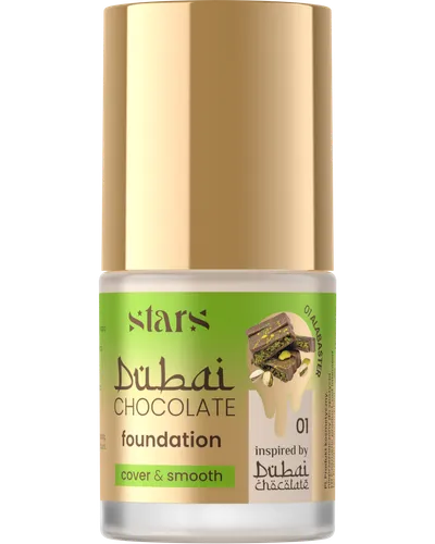 Stars from the stars Dubai Chocolate, Cover & Smooth Foundation (Kryjąco-wygładzający podkład do twarzy)