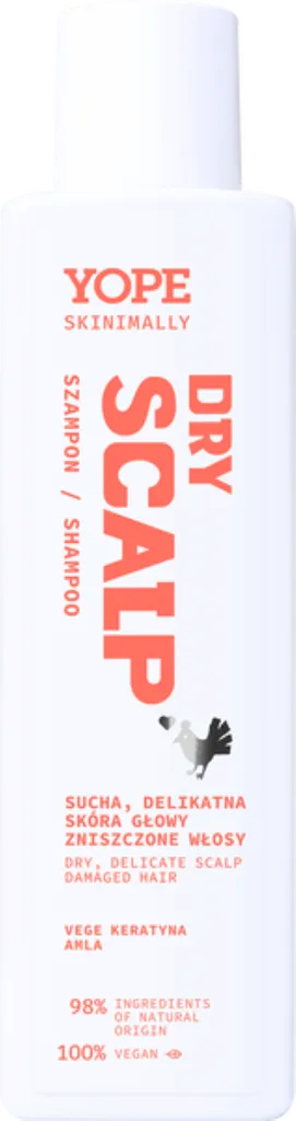 Yope Skinimally, Dry Scalp, Szampon do suchej, delikatnej skóry głowy i zniszczonych włosów