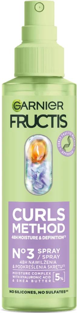 Garnier Fructis, Curls Method, Spray (Spray podkreślający skręt)