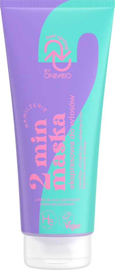 OnlyBio Hair Cycling, 2-minutowa nawilżająca maska ekspresowa do włosów