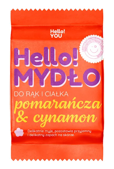 Hello You! Mydło do rąk i ciałka `Pomarańcza & cynamon`