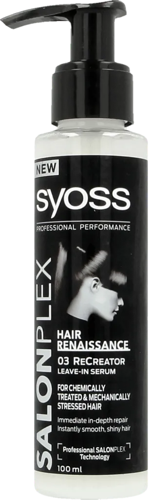 Syoss SalonPlex, Hair Renaissance, 03 Recreator Leave-in Serum (Serum do włosów zniszczonych)