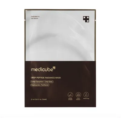 Medicube Deep Peptide Radiance Mask (Rozświetlająca maska w płachcie do twarzy z peptydami)