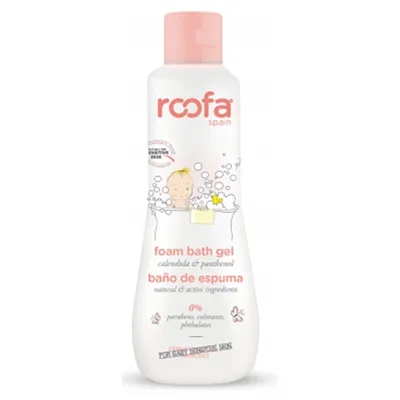 Mom & Baby by Roofa Calendula & Panthenol Foam Bath Gel (Piankowy żel do kąpieli dla dzieci z nagietkiem i panthenolem)