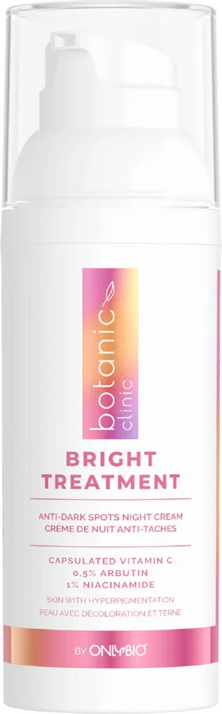 Botanic Clinic Bright Treatment, Anti-dark Spots Night Cream (Krem do twarzy na noc na przebarwienia)
