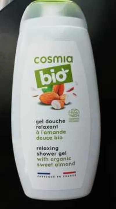 Cosmia Bio, Relaxing Shower Gel with Organic Sweet Almond (Odprężający żel pod prysznic z organicznym słodkim migdałem)
