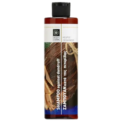 Body Farm Cedarwood, Shampoo Against Dandruff (Szampon dodający objętości `Cedr`)