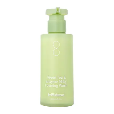 By Wishtrend Green Tea & Enzyme Milky Foaming Wash (Pianka myjąca do twarzy)
