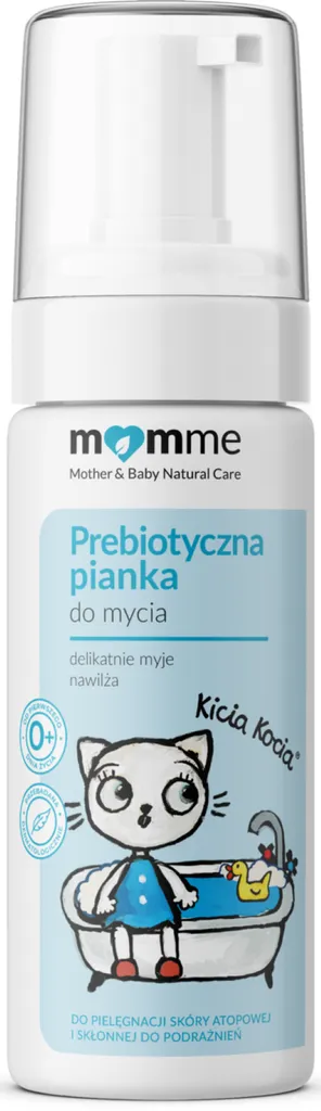 MomMe Kicia Kocia, Prebiotyczna pianka do mycia