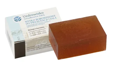Uzdrowisko Goczałkowice Zdrój Mydło borowinowe do pielęgnacji ciała z ekstraktem z białej herbaty oraz skrzypu polnego
