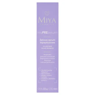 Miya Cosmetics myPREserum, Żelowe serum tripeptydowe na pierwsze oznaki starzenia