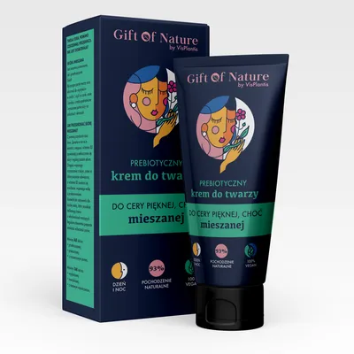 Gift of Nature Prebiotyczny krem do twarzy do cery pięknej, choć mieszanej