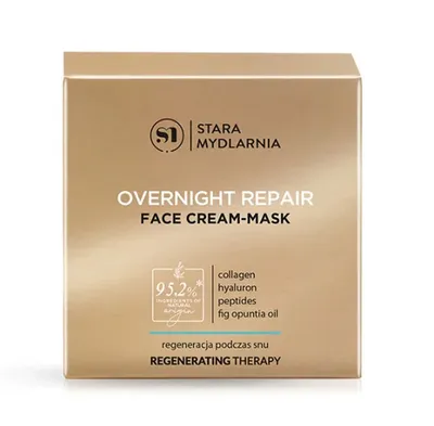 Stara Mydlarnia Overnight Repair Face Cream-Mask (Regenerująca kremo-maska do twarzy na noc)