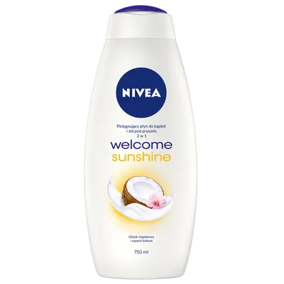 Nivea Welcome Sunshine, Płyn do kąpieli i żel pod prysznic 2 w 1