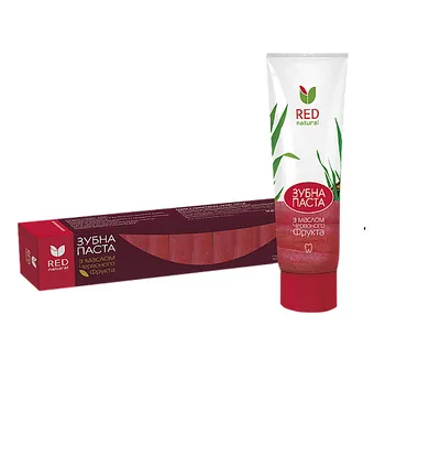 Ecobars Red Natural, Pasta do zębów z olejem z czerwonych owoców