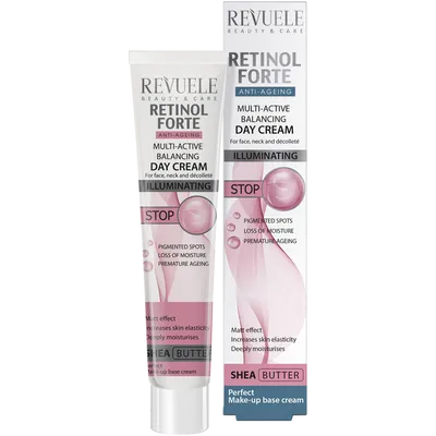 Revuele Beauty & Care, Retinol Forte, Anti-ageing Multi-active Balancing Day Cream (Multiaktywny krem do twarzy z retinolem na dzień)