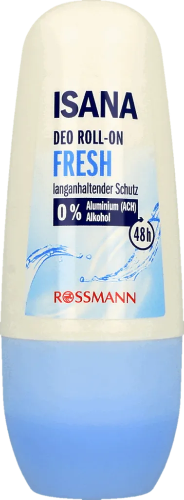 Isana Fresh Deo Roll-on 48h (Dezodorant w kulce bez alkoholu i aluminium)