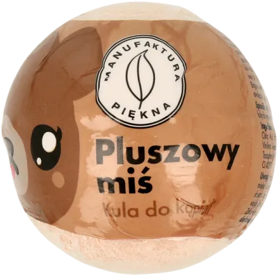 Manufaktura Piękna Kula do kąpieli `Pluszowy miś`