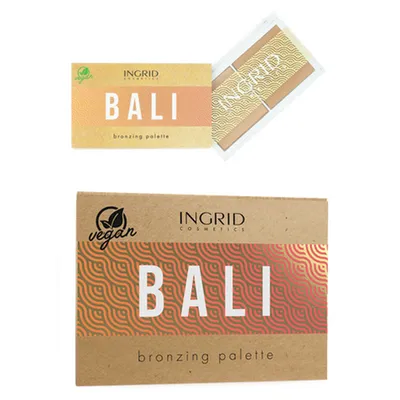 Ingrid Cosmetics Bali, Bronzing Palette (Paleta bronzerów do twarzy)