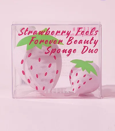 Sheglam Strawberry Feels Forever Beauty Sponge Duo (Podwójne gąbki do makijażu)
