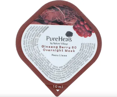 Pure Heals Ginseng Berry 80 Overnight Mask (Wygładzająca maska do twarzy na noc z żeń-szeniem)