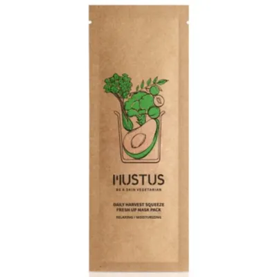 Mustus Daily Harvest Squeeze Fresh-up Mask Relaxing & Moisturizing (Maska w płachcie)