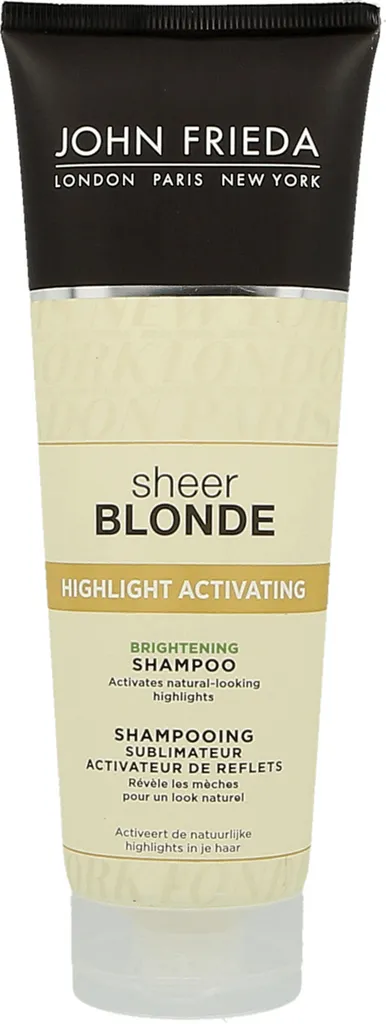 John Frieda Sheer Blonde, Highlight Activating, Brightening Shampoo (Szampon do włosów rozświetlający)