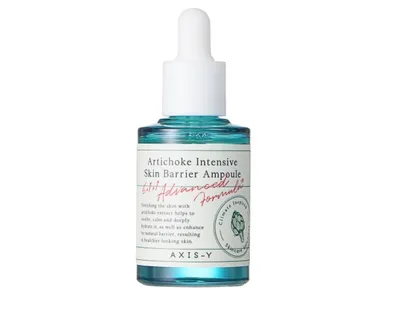 Axis-Y Artichoke Intensive Skin Barrier Ampoule (Nawilżające serum w ampułce do twarzy z karczochem)
