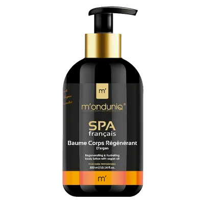 M'onduniq SPA Francais, Baume Corps Regénerant D’argan (Regenerujący balsam do ciała z olejem arganowym)