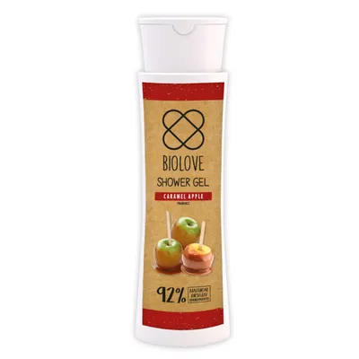 Biolove Caramel Apple, Shower Gel (Żel pod prysznic o zapachu jabłka w karmelu)
