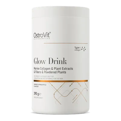 OstroVit Glow Drink, Marine Collagen & Plant Extracts & Fibers & Powdered Plants (Suplement diety w proszku)