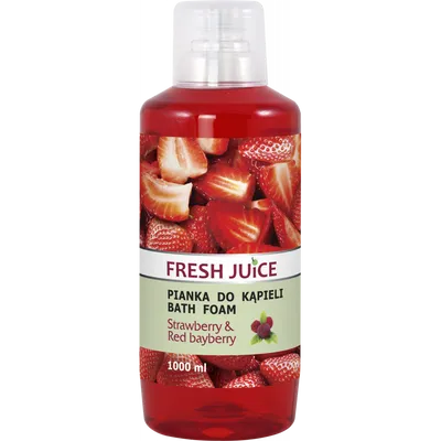Fresh Juice Bath Foam Strawberry & Red Bayberry (Pianka do kąpieli `Truskawka & chińska truskawka`)
