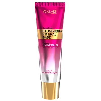 Vollare Cosmetics Glow Effect illuminating Mineral Base (Baza pod makijaż wygładzająco-rozświetlająca)
