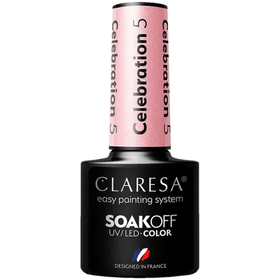 Claresa Celebration Soak-off UV/LED Color (Lakier hybrydowy do paznokci)