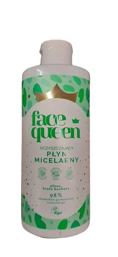 Face Queen Oczyszczający pły micelarny `Aloes i biała herbata`